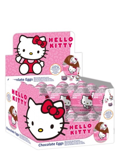 HELLO KITTY CHOCO EGGS 24UD