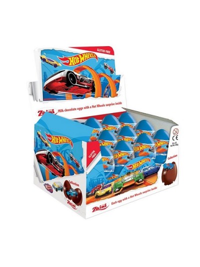 HOT WHEELS CHOCO EGG 24UN