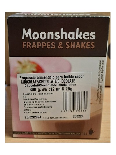 MSHAKES CHOCOLATE S/25G...