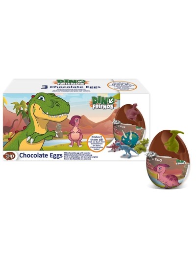 DINO FRIENDS CHOCO EGG 24 UD