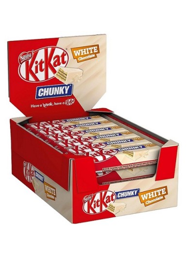 KIT KAT CHUNKY WHITE 40G 24UND