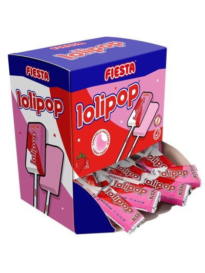 CAJITA LOLIPOP FRESA 20UN