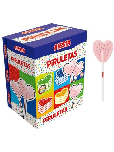 PIRULETA CORAZON CONFETTI...