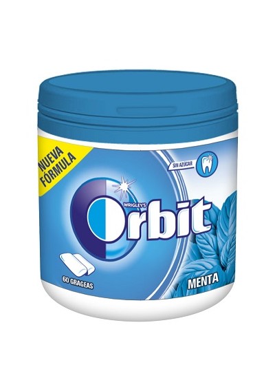 ORBIT MENTA BOX 60 GRAGEAS X6