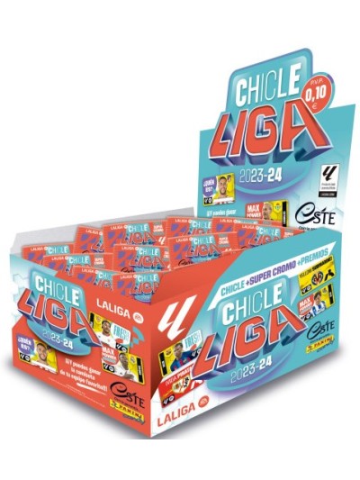 CHICLE LIGA + CROMO LIGA...