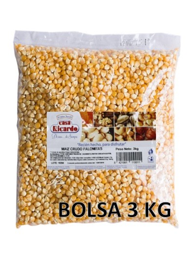 MAIZ PALOMITAS CRUDO BOLSA 3K