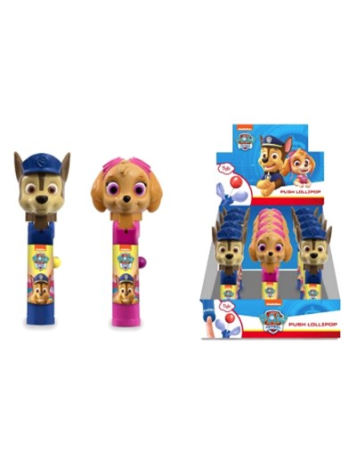 PUSH LOLLIPOP PAW PATROL 12UND