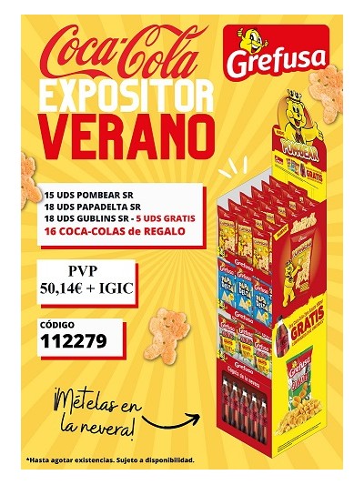 EXPOSITOR SNACKS SR COCA...