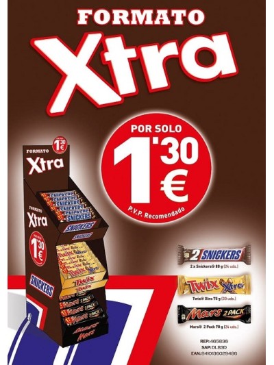 LOTE XTRA BARRAS 1,30_ 78UND