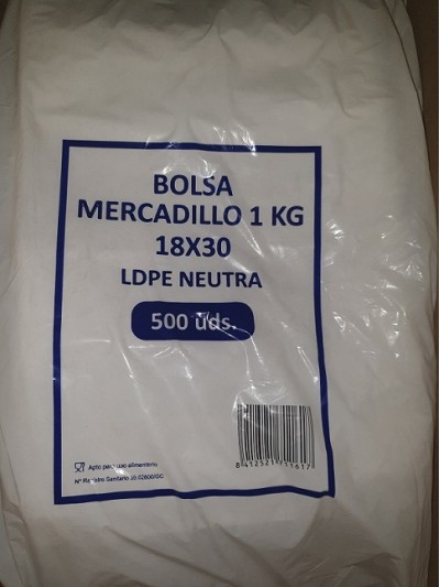 BOLSA TRANSP. 1KG 18X30 500UN