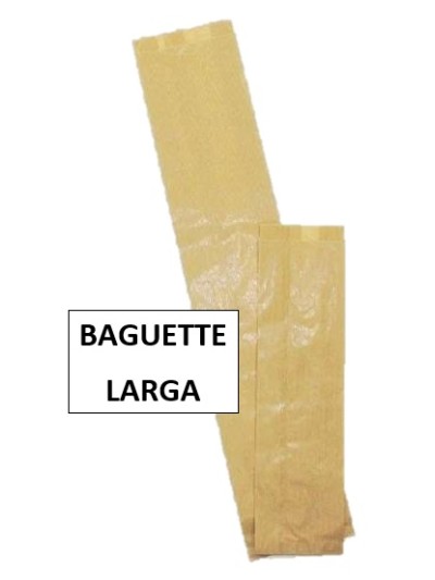 BOLSA PAPEL BAGUETTE LARGA...