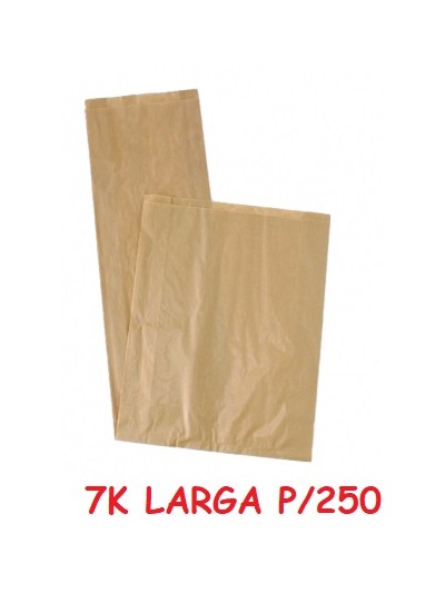 BOLSA PAPEL KRAFT 7K LARGA...