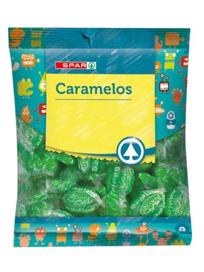 SPAR CARAMELO MENTA VERDE 150G