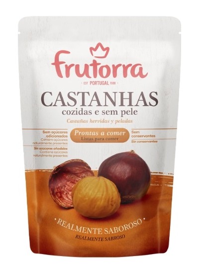 CASTAÑAS HERVIDAS 12U 100G