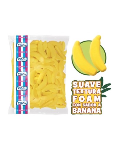 BANANAS FOAM BOLSA 1KG VL