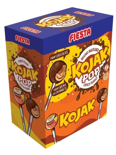 KOJAK POP CHOCO PEANUT 100UN