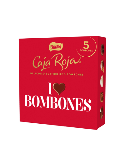 BOMBONES CAJA ROJA CAJITA...