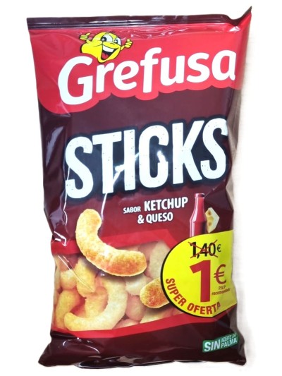 GREFU STICKS KETCHUP 120G...