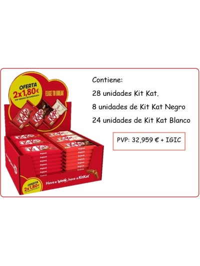 EXPOSITOR KITKAT MIXTO 60UN...