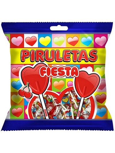 PIRULETA CORAZON CEREZA 15...