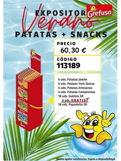 EXPOSITOR PAPAS VERANO 2025