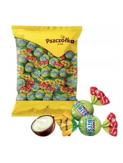 BOMBON CHOCO BITS PISTACHO 1KG