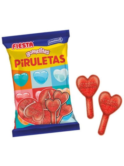 GOMA PIRULETAS FIESTA 1KG 143U