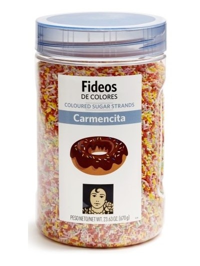 FIDEOS COLORES 670G BOTE...