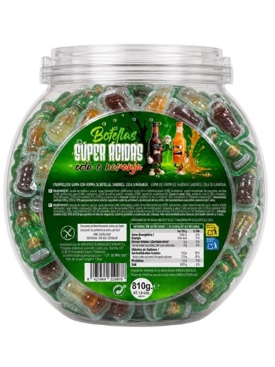 BOTELLAS SUPER ACIDAS T45UN